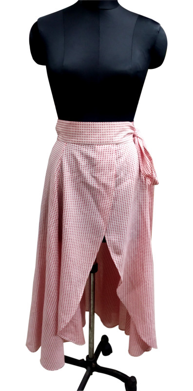 Cotton Silk Dobby Skirt