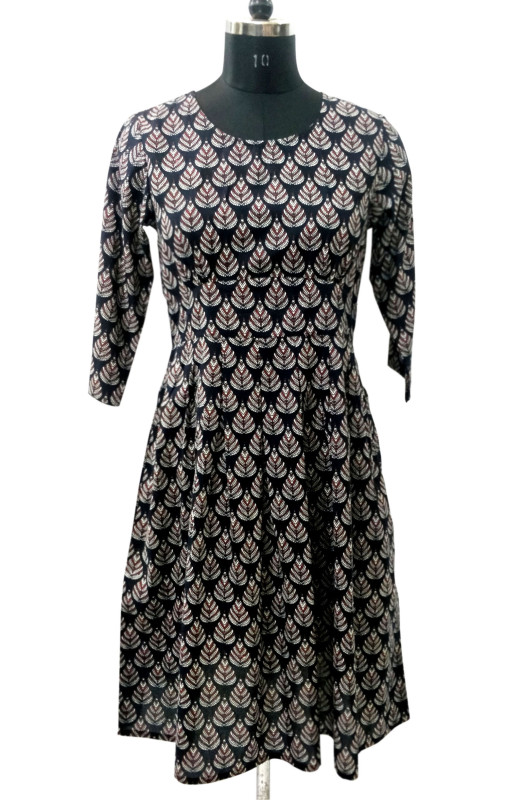 Cotton Printed 3/4 Sleeve Tunic