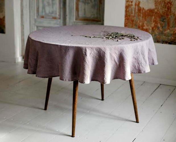 Linen Round Table Cloth