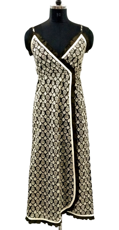 Printed Cotton Frill Dress