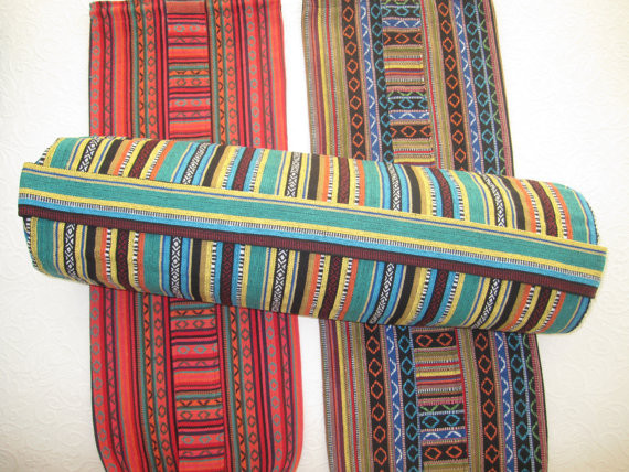 Hand loom Fabric Yoga mat Bag