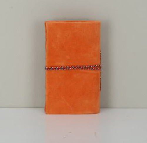 Cotton Velvet Dyed White Paper Diary