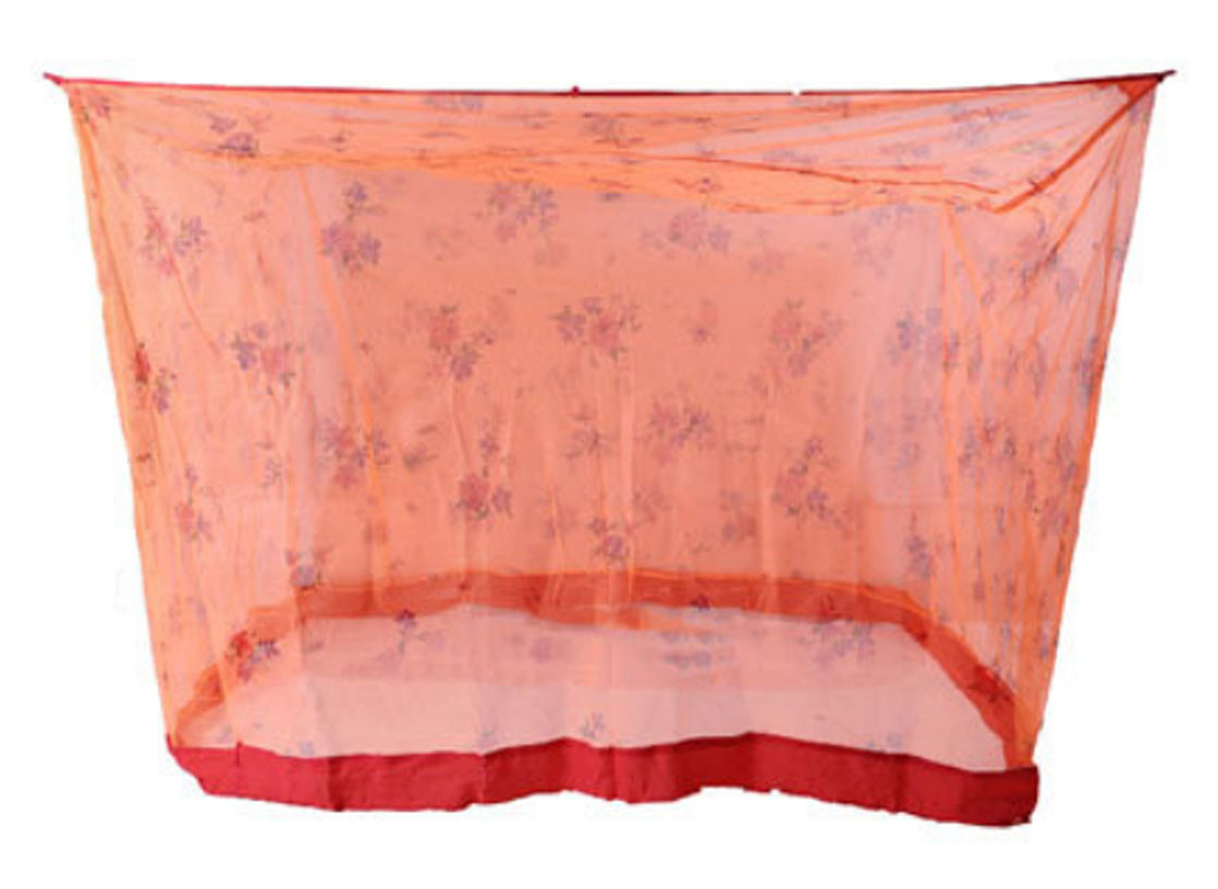 Nylon Net Printed Square Mosquito Net