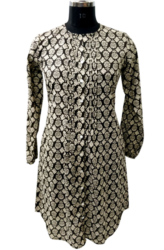 Cotton Printed Full Sleeve Tunic