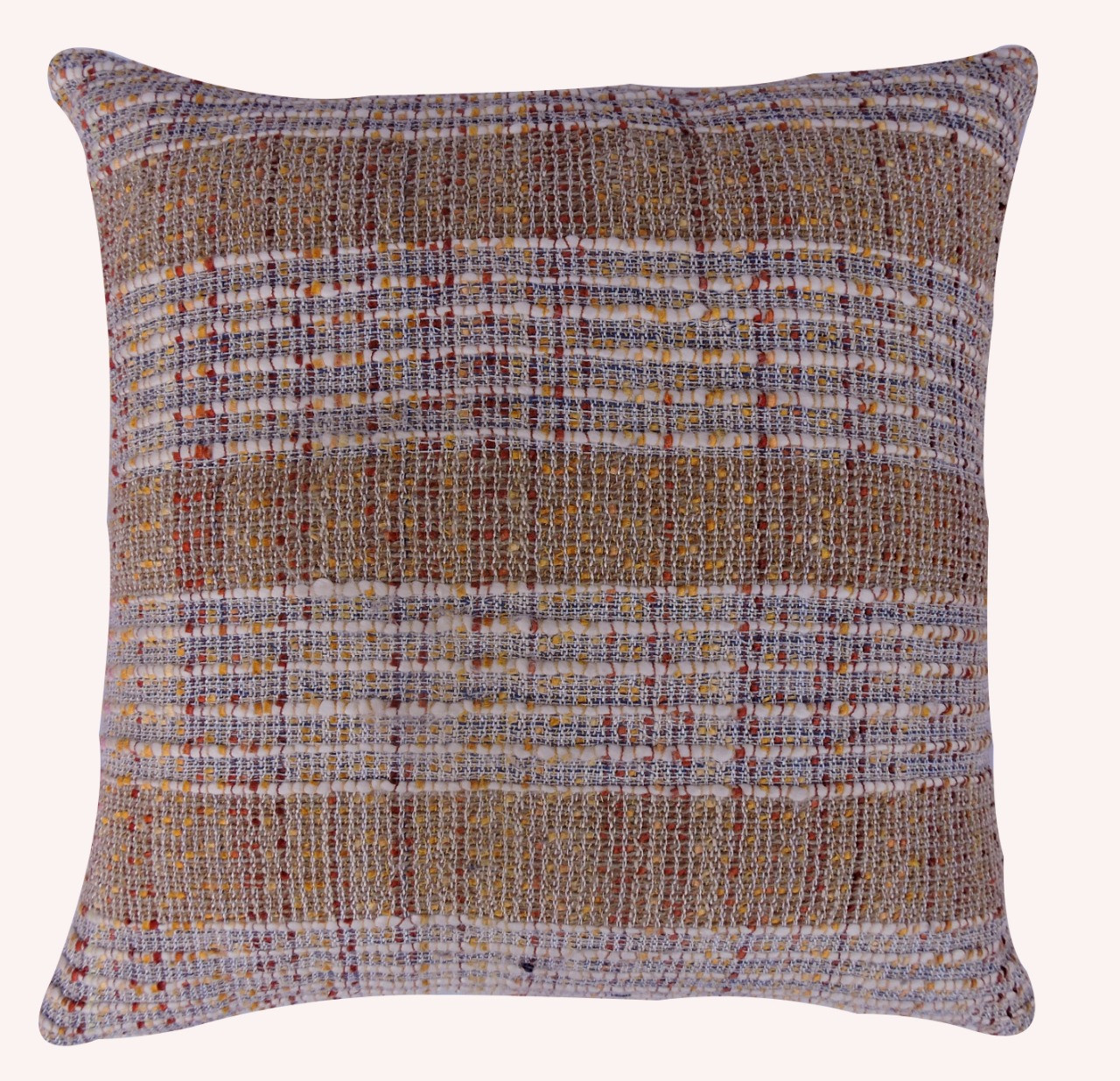 Cotton Hand loom Woven Cushion Cover